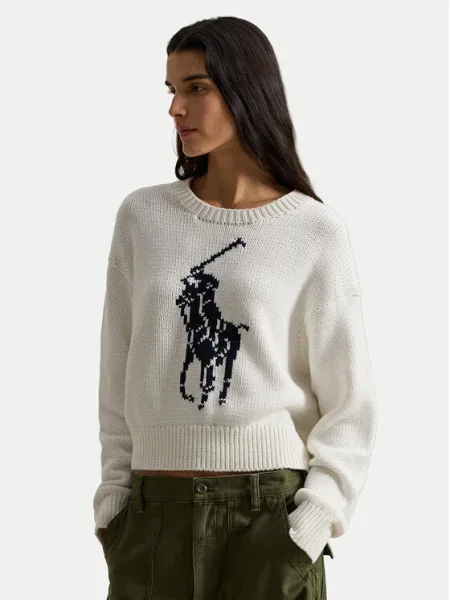 Polo Ralph Lauren Pulover alb