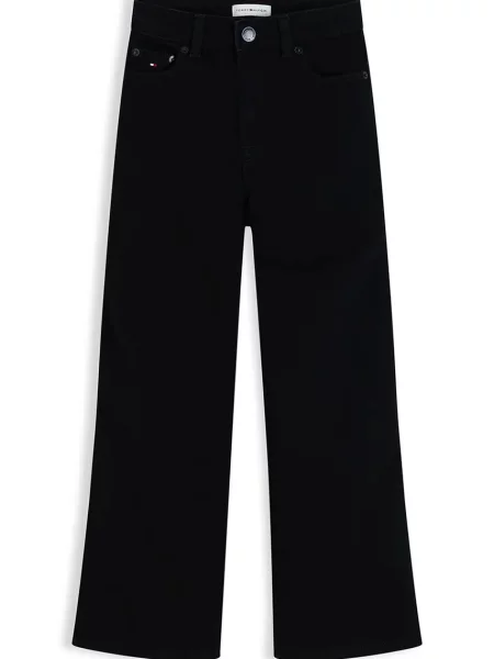 Tommy Hilfiger wide leg traperice za djecu MABEL crna