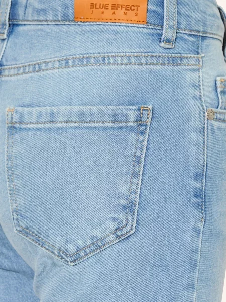 Blue Effect Jeansy O Kroju Slim Fit blau niebieskie