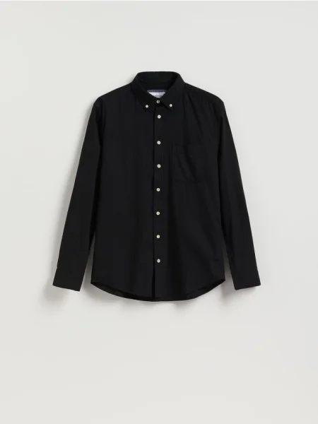 Reserved koszula regular fit czarny