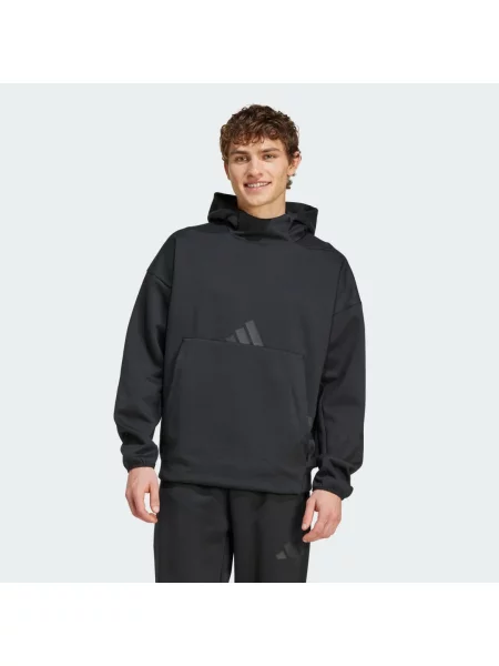 Adidas bluza Z.N.E. z kapturem z nadrukiem czarny