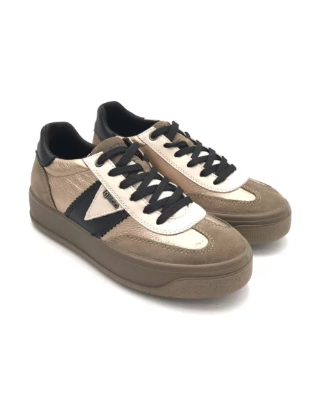 Sneakersy Igi&co skórzane beżowe