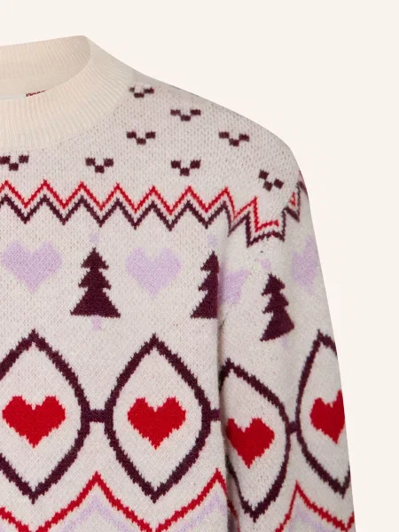 S.Oliver Red Sweter weiss czerwony