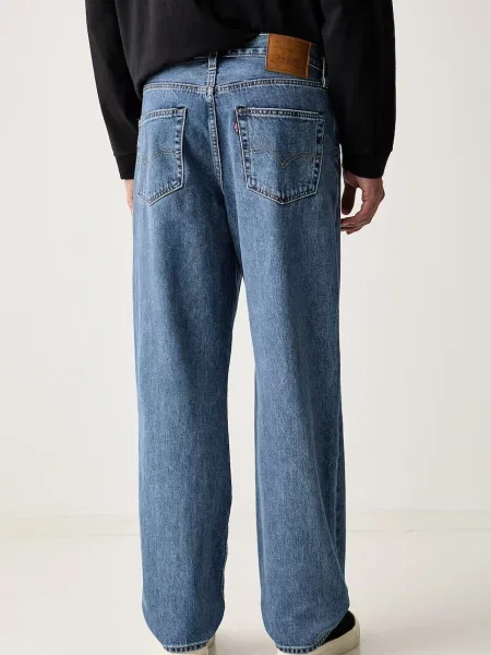 Levi's jeansy straight LOOSE STRAIGHT niebieskie