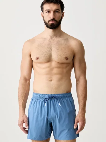 BOSS pantaloni scurți de baie bărbătești Iconic albastru