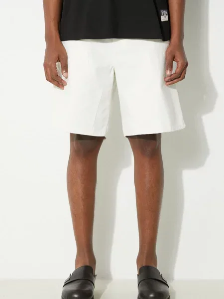 Τζιν σορτς Carhartt WIP Double Knee Short μπεζ