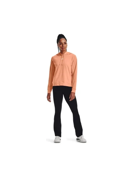 Froté mikina s kapucňou Under Armour oranžová