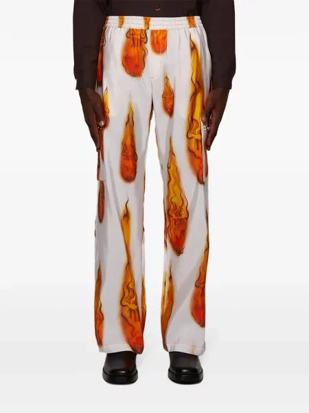 Kalhoty Casella Meyer bílé