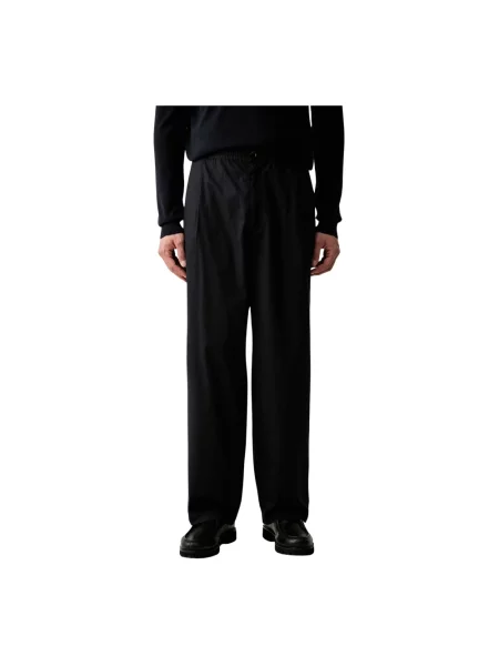 Spodnie Emporio Armani niebieskie
