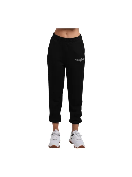 Spodnie Emporio Armani z logo czarne