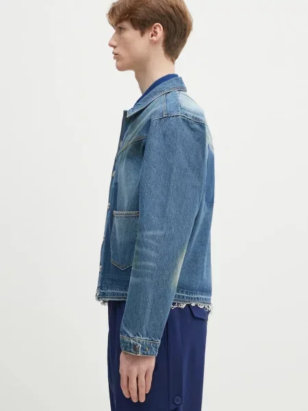 Τζιν μπουφάν Andersson Bell Rodeo Motorcycle Denim μπλε