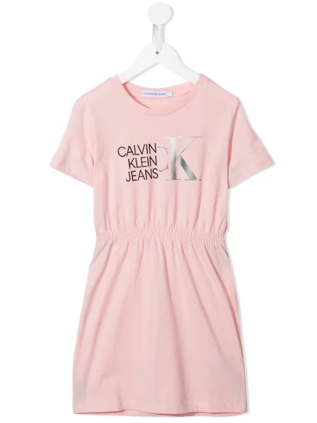 Φόρεμα Calvin Klein ροζ
