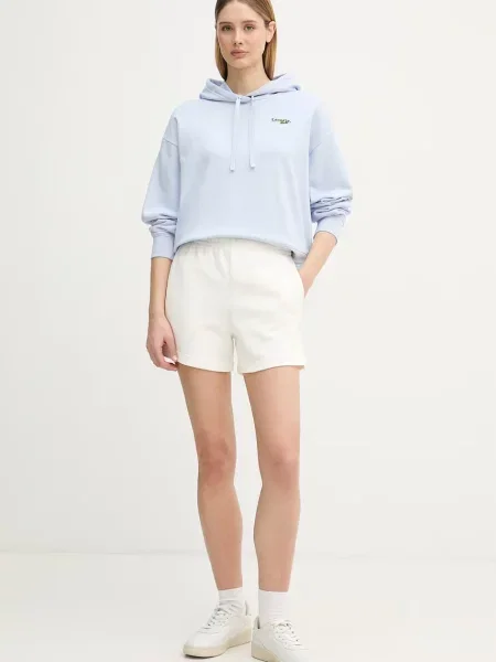 Lacoste кофта з капюшоном з бавовною