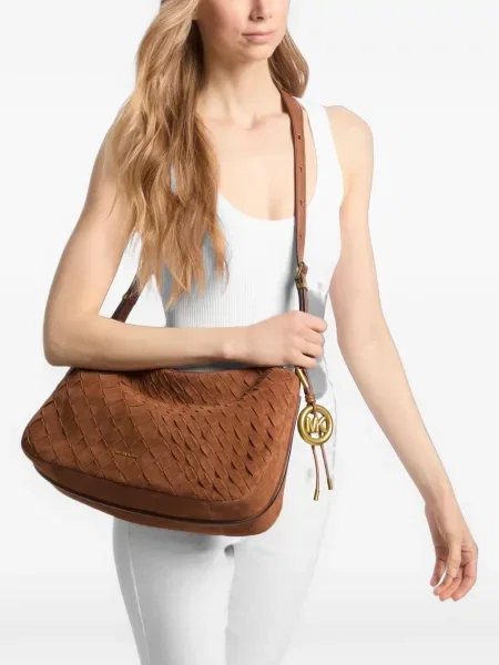 Geantă Michael Kors din piele maro
