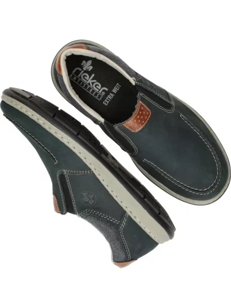 Sneakersy Rieker niebieskie