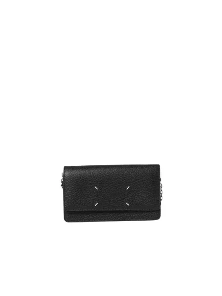 Długa torebka Maison Margiela elegancka czarna