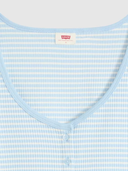 LEVI'S ® Tričko AUSTEN nebesky modrá biela