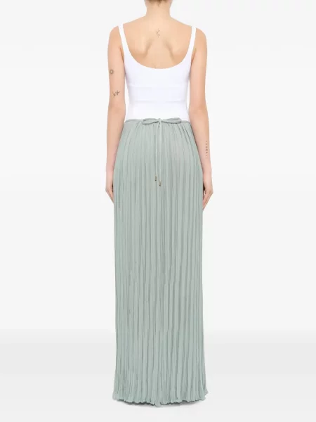 Fusta maxi Lanvin cu cordon albastru