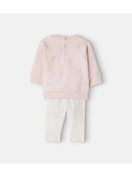 Gyerek nadrág Moncler Enfant rózsaszín