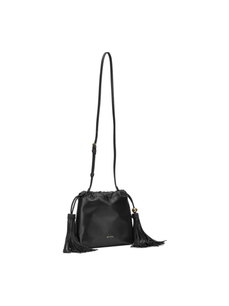 Torebka crossbody Etro skórzana czarna