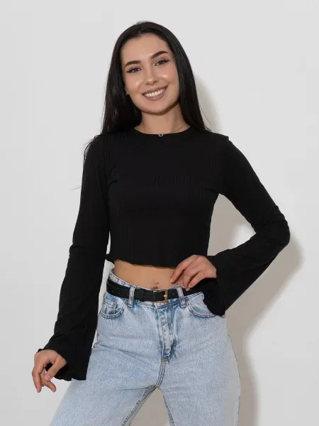 ISSA Plus Лонгслів чорний