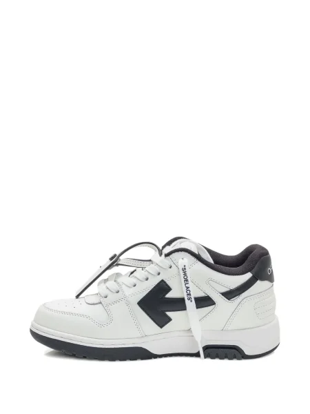Sneakerși Off-white din piele alb