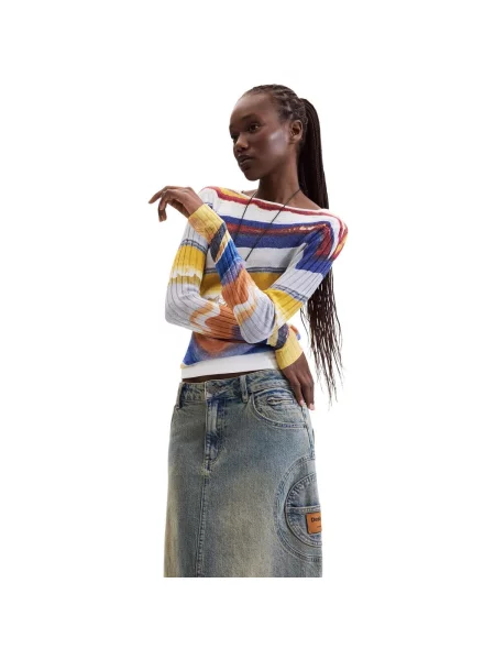 Pulover Desigual albastru