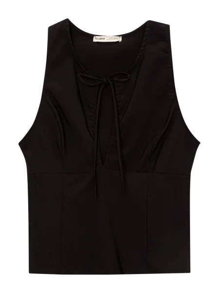 Pull&Bear Top črna