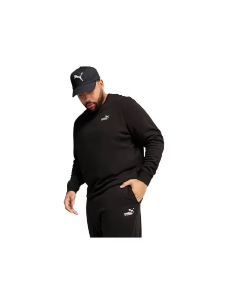 PUMA Sportovní kalhoty ESS No. 1 / bílá černá