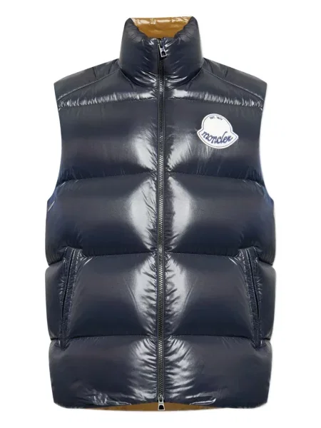 Prsluk od perja Moncler plava