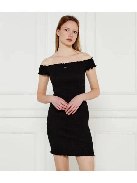 Tommy Jeans Rochie negru