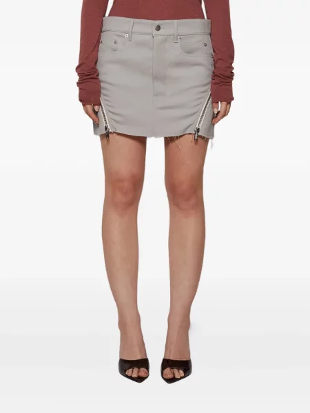 Fusta mini Rick Owens gri