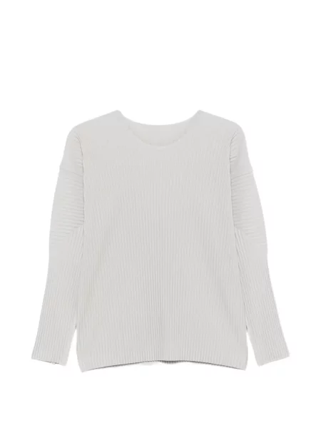 Lung tricou Homme Plisse Issey Miyake gri
