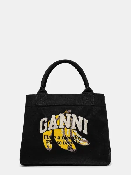 GANNI geantă de Shopper XXL Pocket Banana Print