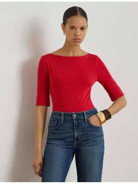 Lauren Ralph Lauren Tricou JUDY' roșu