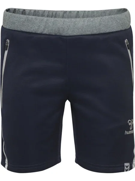 Hummel Pantaloni sport Cima bleumarin / piatră gri