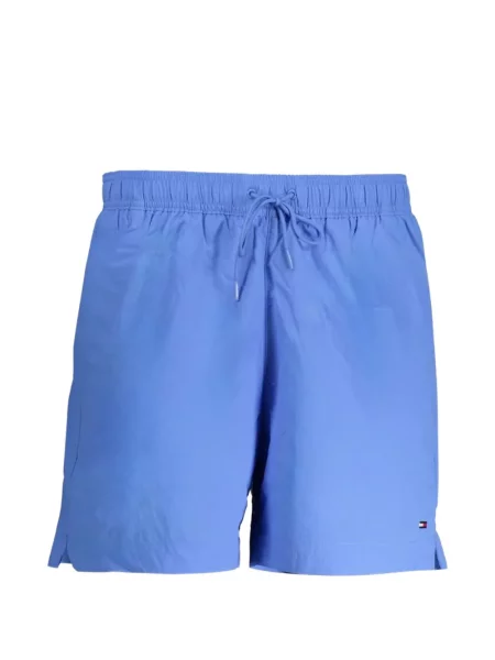 Slip de baie Tommy Hilfiger cu cordon albastru