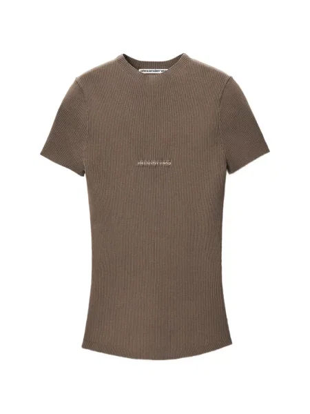 Top Alexander Wang tricotate cu autograf maro