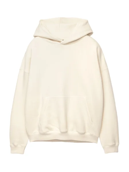 Palton Pull&bear de lână alb