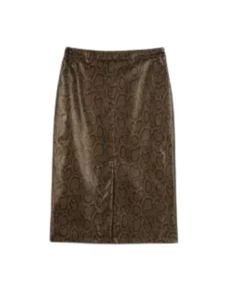 Spódnica midi Twinset brązowa