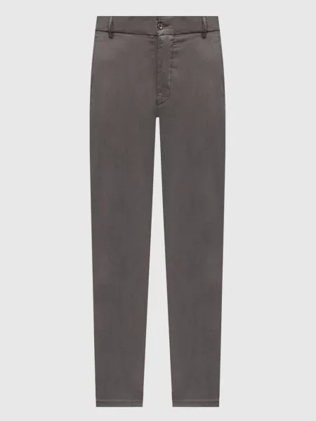 Штани MANU із шовком Marco Pescarolo сірі