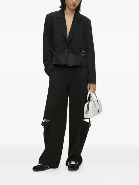 Sacou Karl Lagerfeld Jeans cu cataramă negru