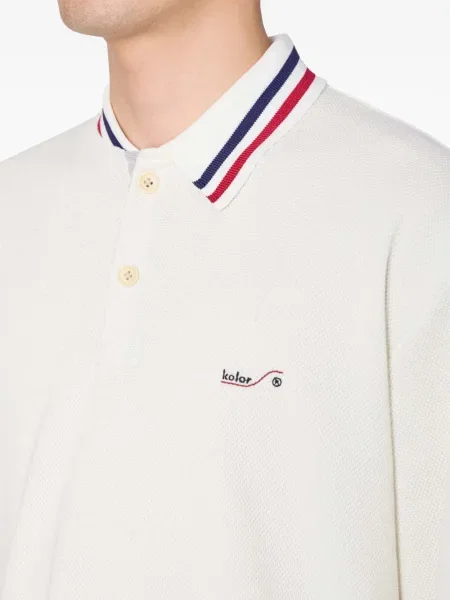 Polo Kolor alb