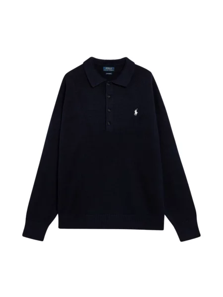 Koszulka polo Polo Ralph Lauren z nadrukiem niebieska