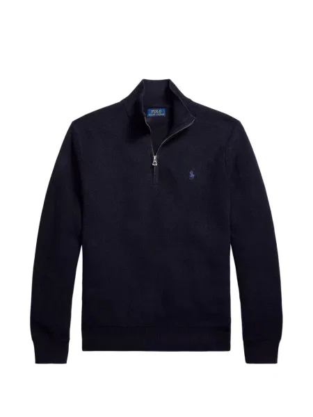 Tricou polo Polo Ralph Lauren cu glugă cu blană cu broderie roșu