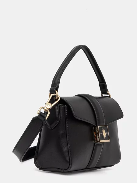 U.S. POLO ASSN. Geantă de umăr auriu negru