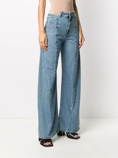 Široké džíny Maison Margiela modré