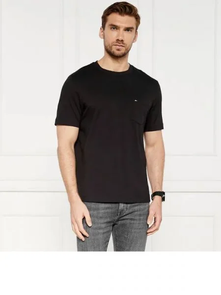Tommy Hilfiger Póló POCKET TEE fekete