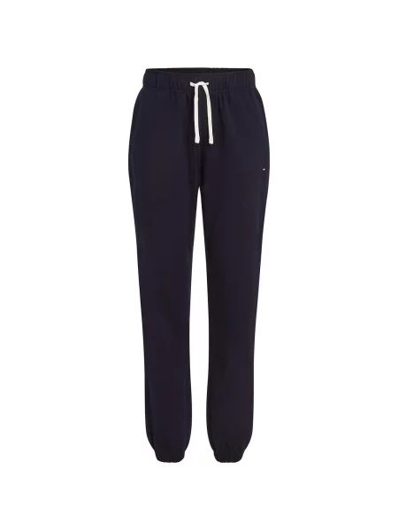 Pantaloni Tommy Hilfiger din material terry albastru