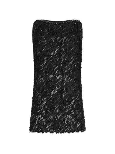 Rochie Dolce & Gabbana din dantelă negru